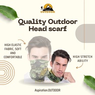 Quality Outdoor Head scarf Head wear Face Mask Bandana Skaf Kepala For Cycling Hiking Outdoor Riding