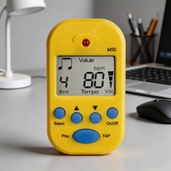 M50 Professional Clip-Digital Metronome With LCD Display 30-280 BPM For TEMPO-Range Easy To Use Port