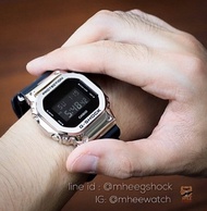 นาฬิกา GShock GM5600-1DR Full Metal Silver ของแท้ ประกัน1ปี