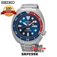 SEIKO Prospex TURTLE เต่า รุ่น SRPE99K เต่าหน้า​ PADI เป๊ปซี่​สุดฮิต​ประกันศูนย์ Seiko Thailand 1 ปี