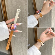 Leather Strap For iWatch Series Ultra 11 10 9 8 7 6 SE 5 4 46mm 42mm 49mm 44mm 45mm 41mm 40mm Series