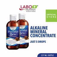 [2 Bottles] LABO Nutrition Precious Dew 100% Alkaline Mineral Concentrate for Drinking Water Balance Electrolytes &amp; pH