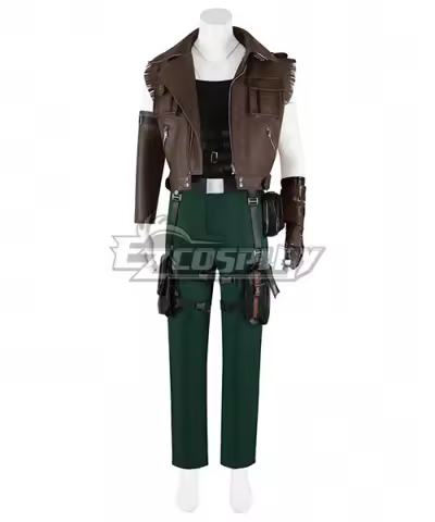 FF7 Barret Cosplay Final Fantasy VII Remake Barret Wallace Cosplay Costume Adult Men Women Outfit Ha