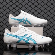 Asics Men High Quality Football Shoes TF/FG Male White Gold Soccer Sports Shoes Boot Futsal Professional Field Kids SneakerS e68pl S75I7