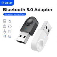 ORICO USB Bluetooth Dongle 5.0 Adapter Bluetooth Music Audio Receiver Transmitter Support Windows 7/8/10 for PC Laptop Speaker