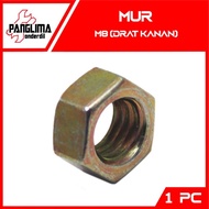 1 PC Mur-Nut M8x6-M 8 x 6-M8-8x6 Gold-Gold Right Thread Various Needs