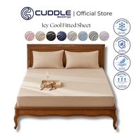 Cuddle™ Ice Silk Super Cool 2.0 Fitted Sheet | Cooling Fitted Sheet Set | Soft, Breathable, Smooth &