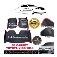 5D Carpet Toyota Vios 2019 #Kereta Carpet Toyota Vios#