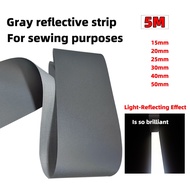 Gray high-brightness reflective strip fabric accessories