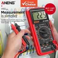 New ANENG DT9205A Digital Multimeter with AC/DC Transistor Testing, Auto Range, and NCV Features Mul