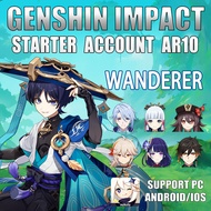 Genshin impact ID【Fast delivery】Wanderer+other characters combination low AR