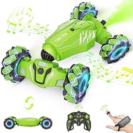 Dysaim Remote Controlled Car, RC Stunt Car, 360° Rotation Drift 4WD RC with Hand Control with Light 
