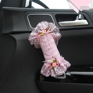 Ladies Pure Lace Car Accessories Car Door Handle Gloves Door Panel Handle Gloves Grab Gloves Door Handle Armrest Cover Car Handle Protective Cover