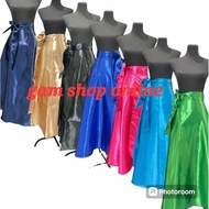 skirts satin wrap around filipiniana
