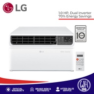 COD 1hp Inverter Dual Window Savings LA100GC LG Energy Inverter Type Compressor Aircon 70