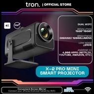 TRON - PRO Mini Smart HD Projector X-2 4K Portable