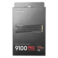 Samsung 9100 PRO 1TB PCIe 5.0 x4 NVMe M.2 2280 SSD with Heatsink (14700MB/s) MZ-VAP1T0CW - for PS5, 