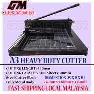 Geomaster A3 Paper Cutter Heavy Duty Paper Cutter Steel Blade Cutter A3 Size Paper Cutter , Business