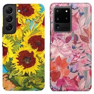 花花 三星 手機殼 Samsung phone case S23 + ultra S8 plus + note 20 ultra note 10 note 8 note 9 S9 + S10E S10+ S10 note 10 + S20 ultra + S21 ultra plus S22 ultra plus