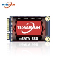 เอ็มซาต้า SSD WALRAM 128Gb 256Gb 512GB MSATA SSD เอ็มซาต้า SSD 1TB 2TB HDD สำหรับคอมพิวเตอร์30x50Mm 