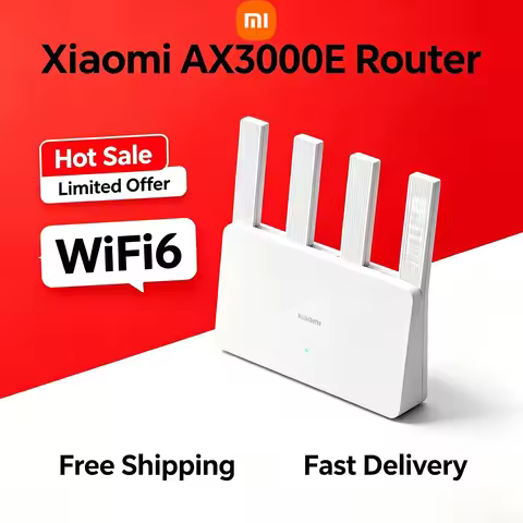Xiaomi AX3000E WiFi 6 Wireless Router Dual Band Mesh Networking 3000Mbps High Speed Stable WiFi Rout