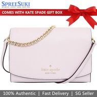 Kate Spade Handbag In Gift Box Crossbody Bag Carson Convertible Crossbody Lilac Light Purple # WKR00119