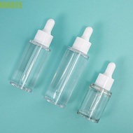 KIKO2E Essential Oil Dropper Bottles, 20-50ml White Refillable Bottles, Massage Oil Bottle Plastic R