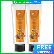 Plu | พลู ซอฟท์ สำหรับผิวหน้า สครับ ฮันนี่แอนด์ชูการ์ 100 กรัม x 2 ชิ้น
