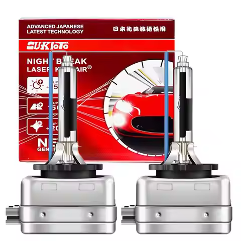 2 PCS SUKIOTO GENUINE JAPAN XENON D1S HID LIGHT BULB D2S HIGH QUALITY XENON D3S SUPER VISION HID D4S