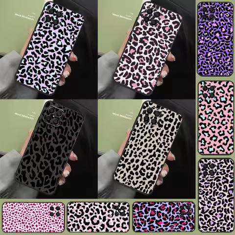 Pastel Leopard Fur Case For Honor Magic 7 5 6 Lite Honor 200 Pro 50 70 90 Lite X9b X9a X8b X8a X8 X9