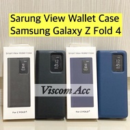 Case Z Fold 4 || Smart View Wallet Case Samsung Galaxy Z Fold 4 Samsung Z Fold 4 Flip cover/ Leather