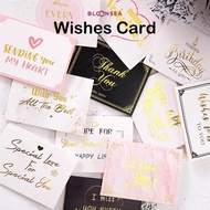 Wishes Card Happy Birthday Thank You Wish All The Best Miss You I Love My Heart Greeting Kad Ucapan 