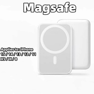 【COD】Magnetic Power Bank 15W 5000MAh ภายนอกแบตเตอรี่ Magsafe Powerbank ชาร์จแบบพกพาสำหรับ iPhone14 13 12 11 mini Pro Max X XR แท่นชาร์จไร้สาย แม่เหล็กไร้สาย พาวเวอร์แบงค์