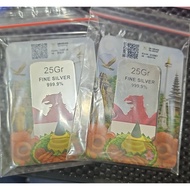 Silver wonderfull Indonesia Silver bar/ 25g pure 999.9%