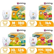 Drypers Drypantz M / L / XL / XXL (1 Box- 3 packs) Pinkfong Limited Edition Box