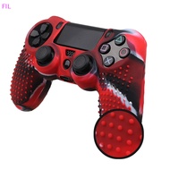 FIL Camouflage Silicone Rubber Skin Grip Cover Case for PlayStation 4 PS4 Controller
 OP