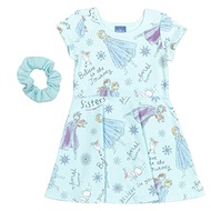 Disney Princess Frozen Minnie Mouse Moana Mulan The Little Mermaid Cinderella Skater Dress Scrunchie