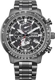 Citizen BY3005-56G Men's Watch Pro Master Photovoltaic Eco Drive Radio Watch Geo Trekker SKY Series Black, Black, Bracelet Type
