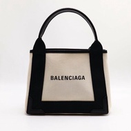 Balenciaga Navy cabas帆布托特