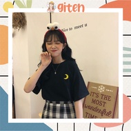 WEATHER TSHIRT IMPORT OVERSIZE TEE KAOS LOOSE KOREA WOMEN'S CUACA MOTIF