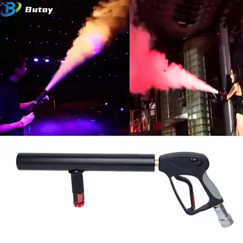 Handheld CO2 Gun DJ CO2 Jet Machine CO2 Air Column Machine+Hose Party CO2 Cannon NO Ice Seum for Nig