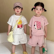 Ready Stock 100, 150 Children's Short-Sleeved Suit 2603KA089 Ready Stock Children's Clothing Boys' S