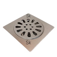 Floor Drain, Anti-Cockroach Odor Bathroom Drain Filter - 15 x 15 cm