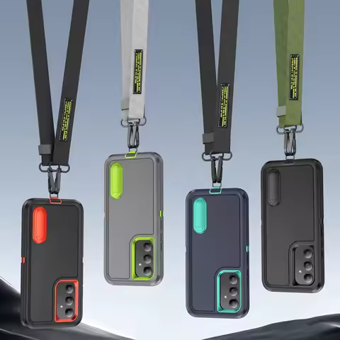 Case for Samsung Galaxy A56 5G A 56 Shockproof Military Accessories Cover with Lanyard Strap Holder