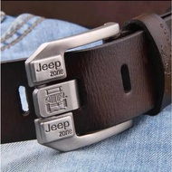 Latest Imported Men's Leather Belt - Genuine Leather JEEP Men's Belt