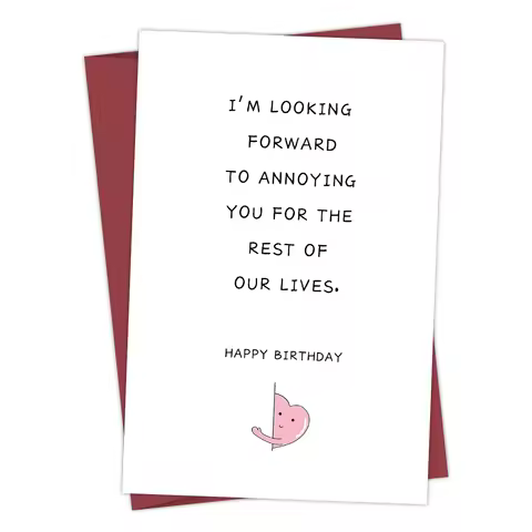 1PC,Romantic Birthday Cards For Girlfriend Wife,Birthday Card For Husband Boyfriend,Love Birthday Ca
