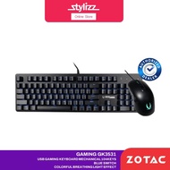 ZOTAC GAMING GK3531 USB KEYBOARD 104KEY - BLACK