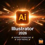 Adobe Illustrator 2026 (Windows/macOS) Window 10/11/ Mac M1-M5