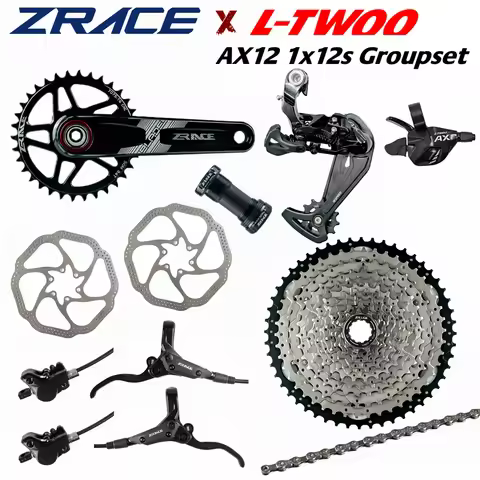 LTWOO AX12 12 Speed Shifter + Rear Derailleur 12s + ZRACE Cassette / Crankset / Brake / Chain, MTB G