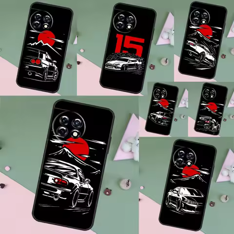 Japan JDM Sports Cars Male Men Cover For OnePlus Nord 3 2 CE 4 Lite N20 N10 N30 OnePlus 8T 10T 13 13